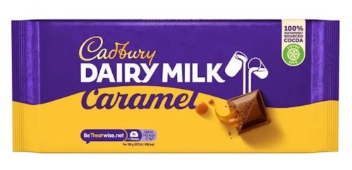 detail Cadbury Dairy Milk Caramel 180 g