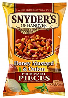 detail Snyders Pretzels - Honey Mustard & Onion 125 g