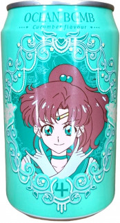 detail Ocean Bomb Sailor Moon Cucumber 330 ml