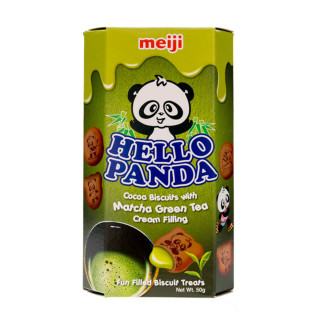 detail Japanese Meiji Hello Panda Matcha 50 g