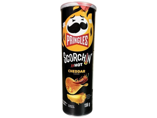 detail Pringles Scorchin Cheddar 156 g