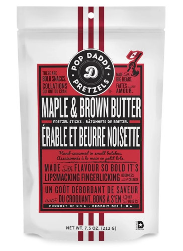 detail Pop Daddy Maple&Bown Butter Pretzel 212 g