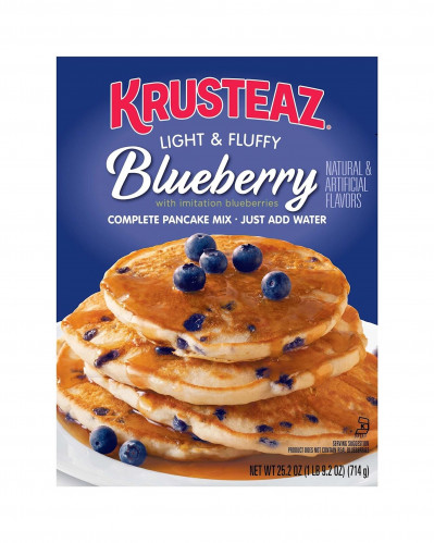 Krusteaz Complete Pancake Mix Blueberry 714 g