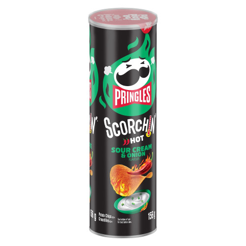 detail Pringles Scorchin Sour Cream&Onion 156 g