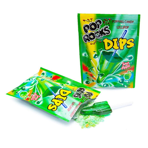 detail Pop Rocks Sour Apple Lollipop 18 g