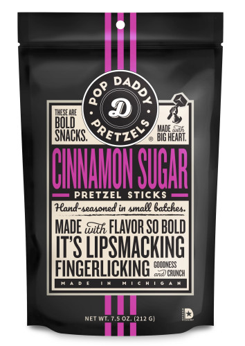 detail Pop Daddy Cinnamon Sugar Pretzel 212 g