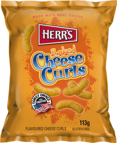 detail Herr´s Baked Cheese Curls 113 g