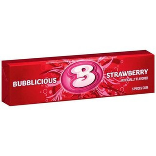detail Bubblicious Strawberry 37 g
