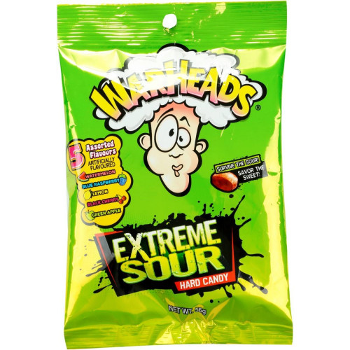 detail Warheads Extreme Sour Hard Candy 56 g