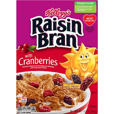 Kellog\'s Raisin Bran with Cranberries 396 g