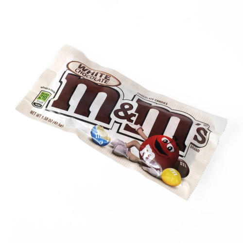 detail M&M's White Chocolate 42,5 g