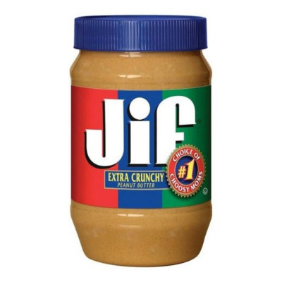 JIF Extra Crunchy Peanut Butter 454 g