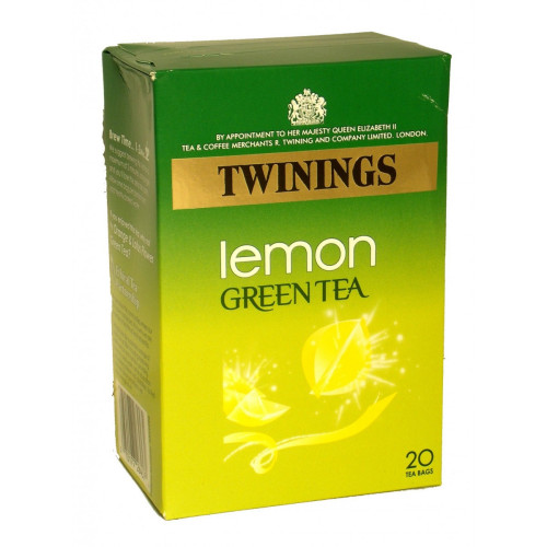detail Twinings Lemon Green Tea 20 Tea Bags 40 g
