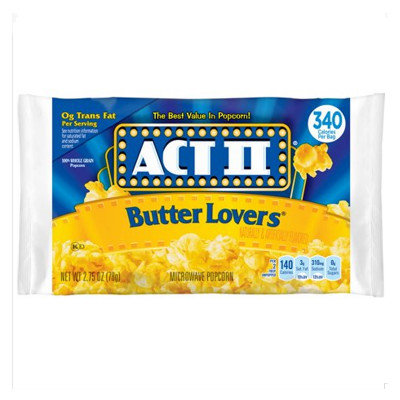Act II Butter Lovers Popcorn 78 g