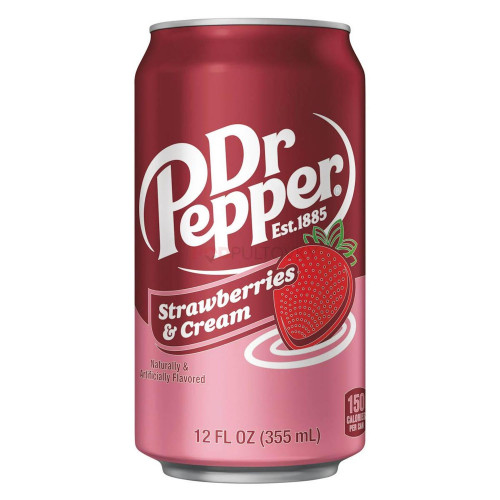 detail Dr. Pepper Strawberries&Cream 355 ml