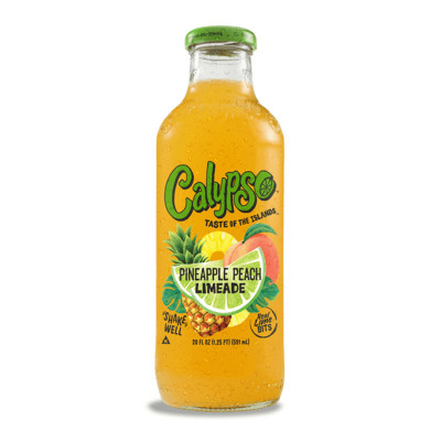 Calypso Pineapple Peach Limeade 473 ml