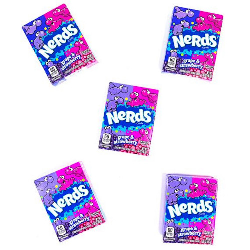 detail Nerds Strawberry & Grape 5 x 47 g - Special Offer