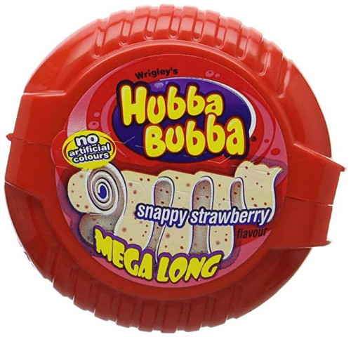 detail Hubba Bubba Strawberry Long 56 g