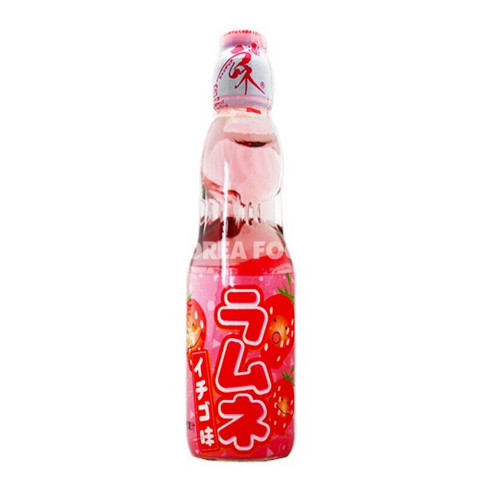 detail Hata Ramune Strawberry Soda 200 ml