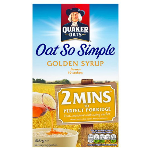 detail Quaker Oats so Simple Golden Syrup 360 g