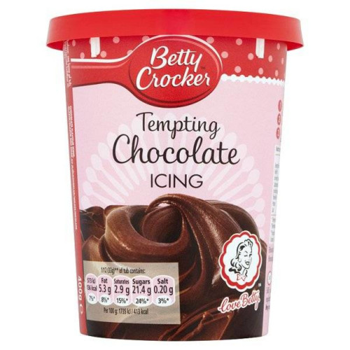 detail Betty Crocker Tempting Chocolate Icing 400 g