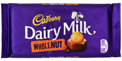 detail Cadbury Dairy Milk Wholenut 200 g