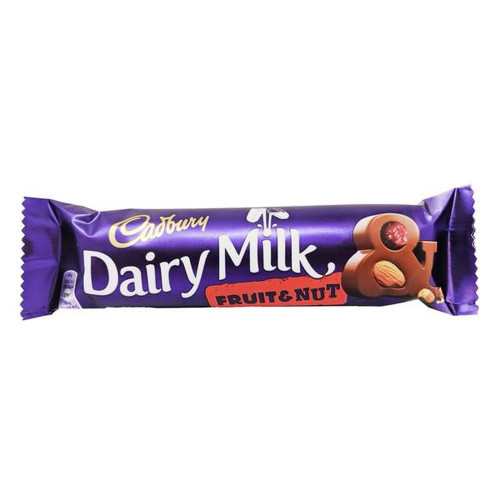 detail Cadbury Dairy Milk Fruit & Nut 49 g
