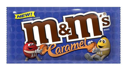 detail M&M´s Caramel 40 g (MHD - 31.08.2025)