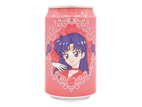 detail Ocean Bomb Sailor Moon Strawberry 330 ml