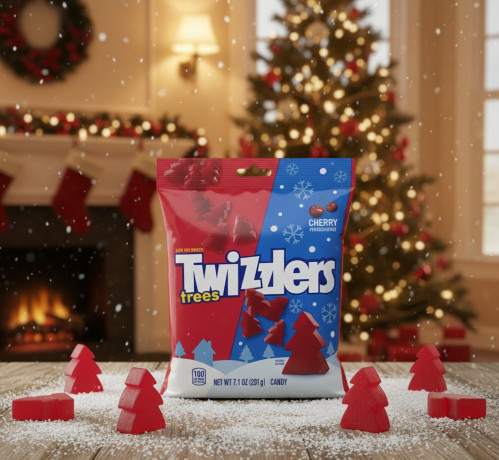 detail Twizzlers Trees Cherry 201 g