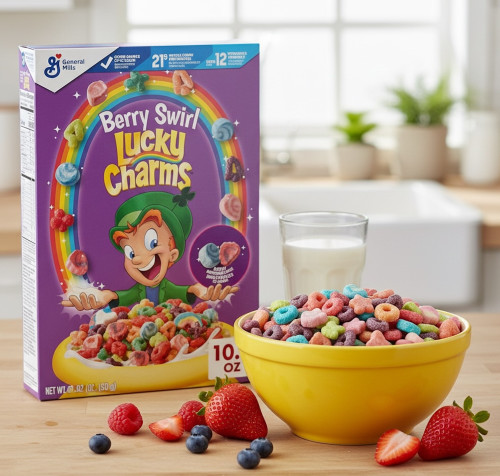 detail Lucky Charms Berry Swirl 309 g