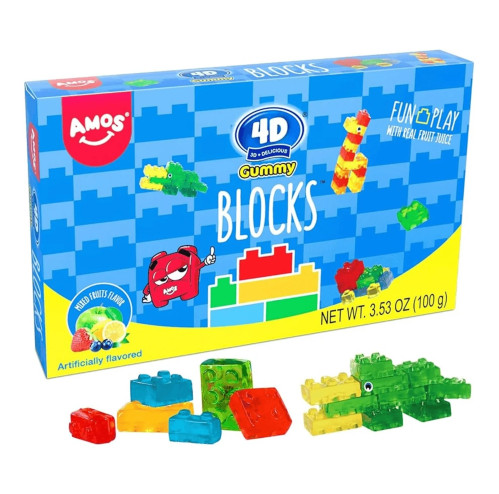 detail Amos Gummy Blocks 100 g