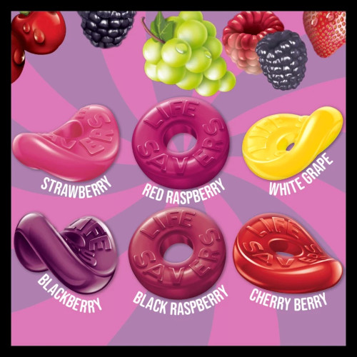 detail Lifesavers Gummies Wild Berries 91 g (MHD - 31.07.2025)