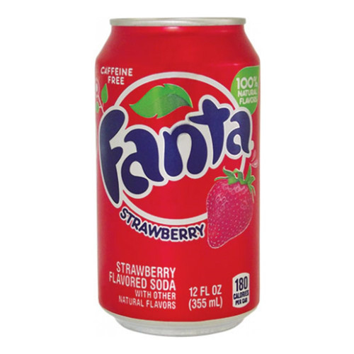 detail Fanta Strawberry 355 ml