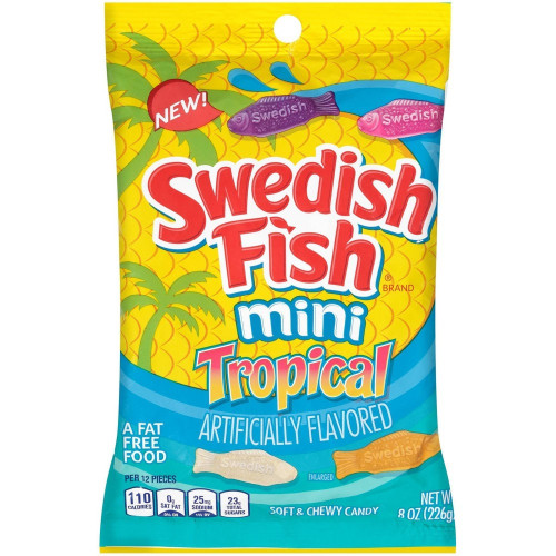 detail Swedish Fish Mini Tropical 226 g