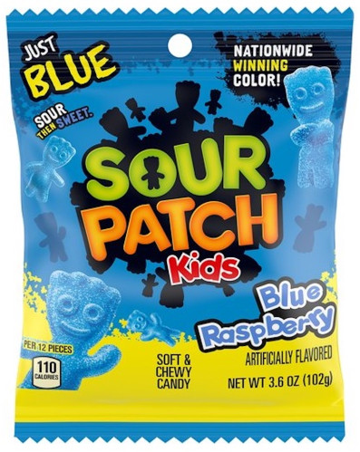 detail Sour Patch Kids Blue Raspberry 102 g