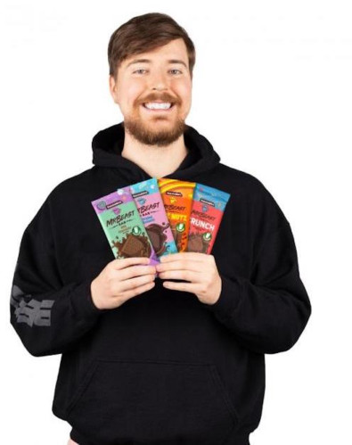 detail MrBeast Crunch Chocolate 60 g