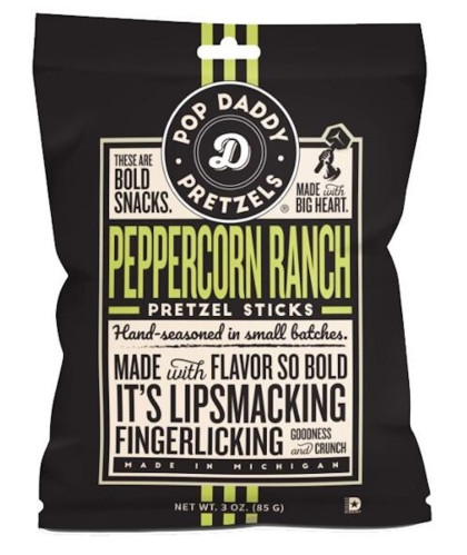 detail Pop Daddy Peppercorn Ranch Pretzel 85 g