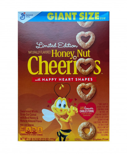 detail Cheerios Honey Nut Happy Heart Shapes 771 g