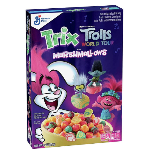 detail Trix Trolls World Show with Marshmallows 274 g
