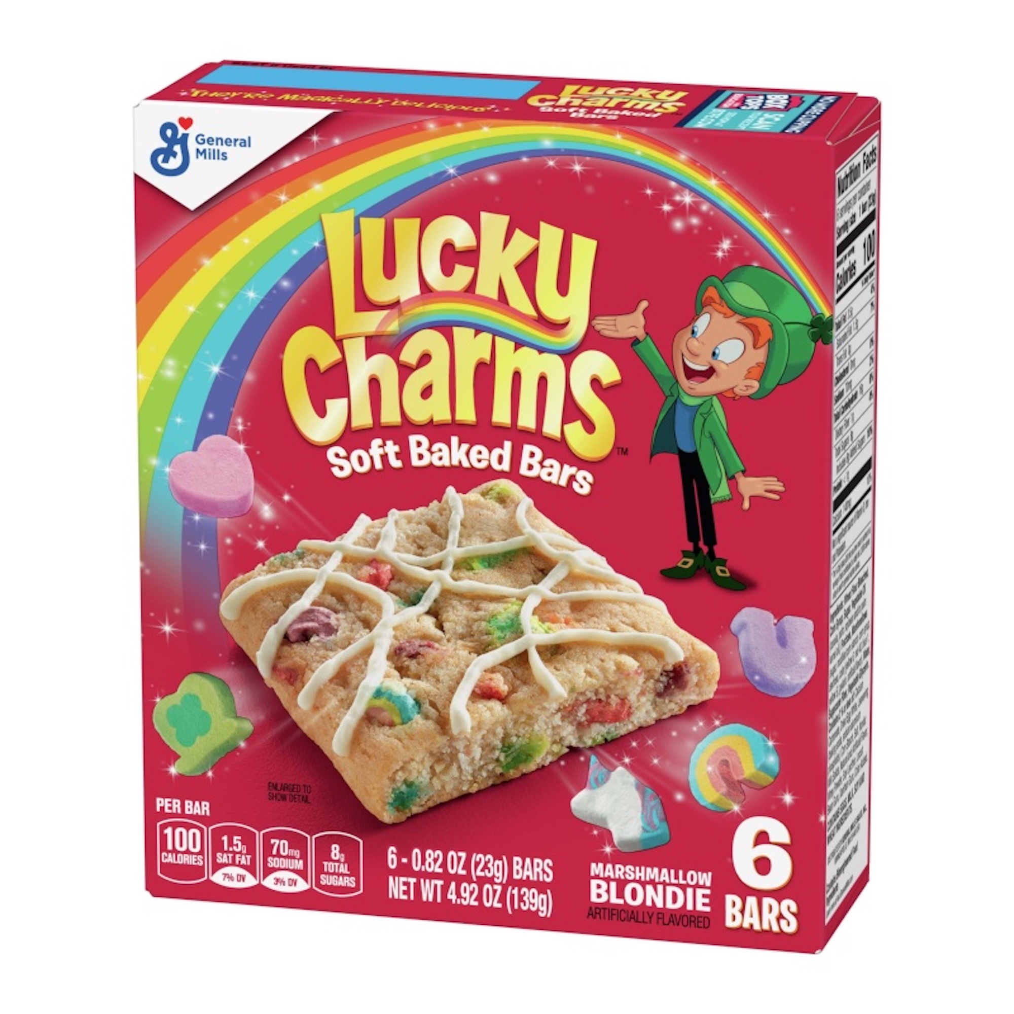 Lucky Charms Soft Baked Bars 139 g Candy Store