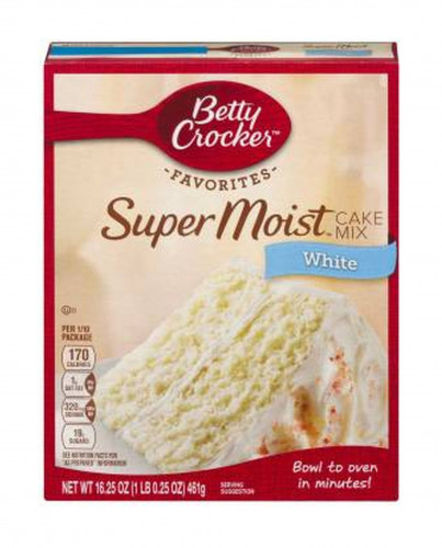 detail Betty Crocker Super Moist White Cake Mix 461 g