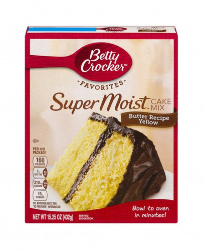 detail Betty Crocker Super Moist Yellow Cake Mix 432 g