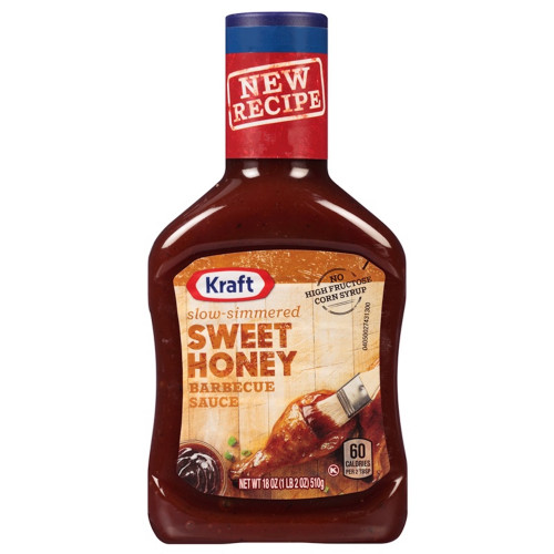 detail Kraft Sweet Honey BBQ Sauce 510 g