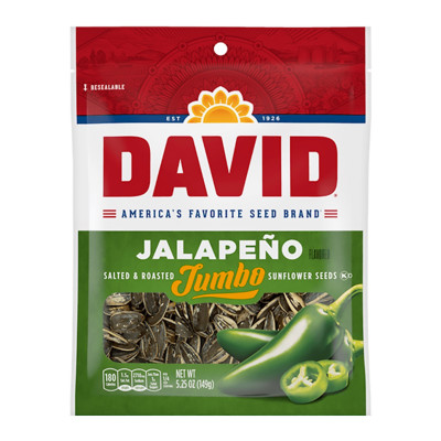 David Jalapeno Jumbo Sunflower Seeds 149 g