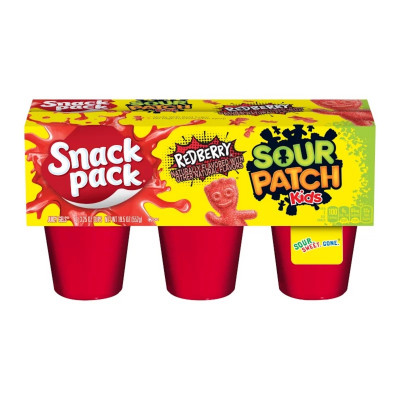Sour Patch Redberry Snack Pack Jelly 552 g