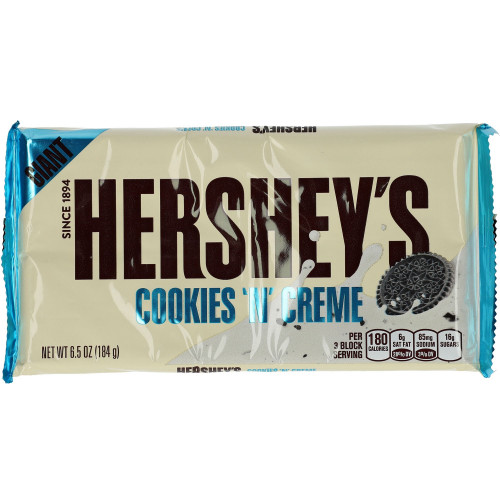 detail Hershey's Giant Cookies and Cream 184 g