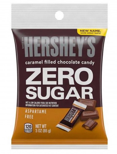 detail Hershey's Zero Sugar Caramel 85 g