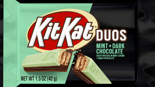 detail Kit Kat Duos Mint & Dark Chocolate 42 g