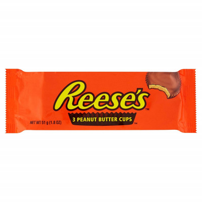 Reeses 3 Peanut Butter Cups 51 g